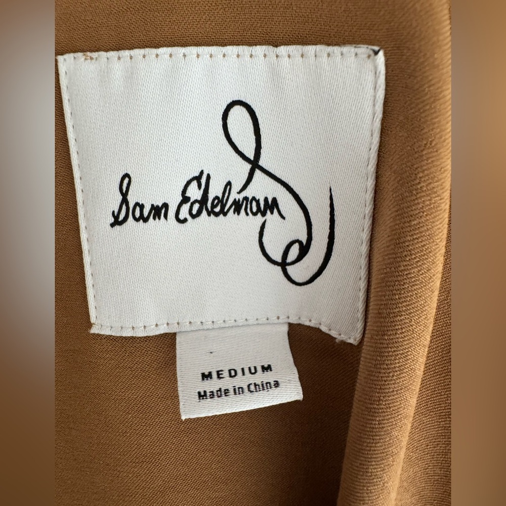 Sam Edelman Gold Lyra Blazer - Size M - Picture 10 of 13